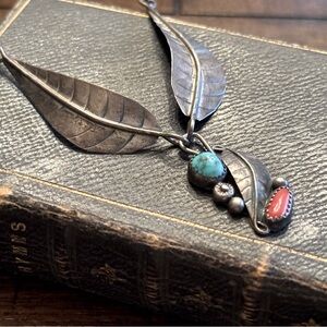 Turquoise and Coral necklace